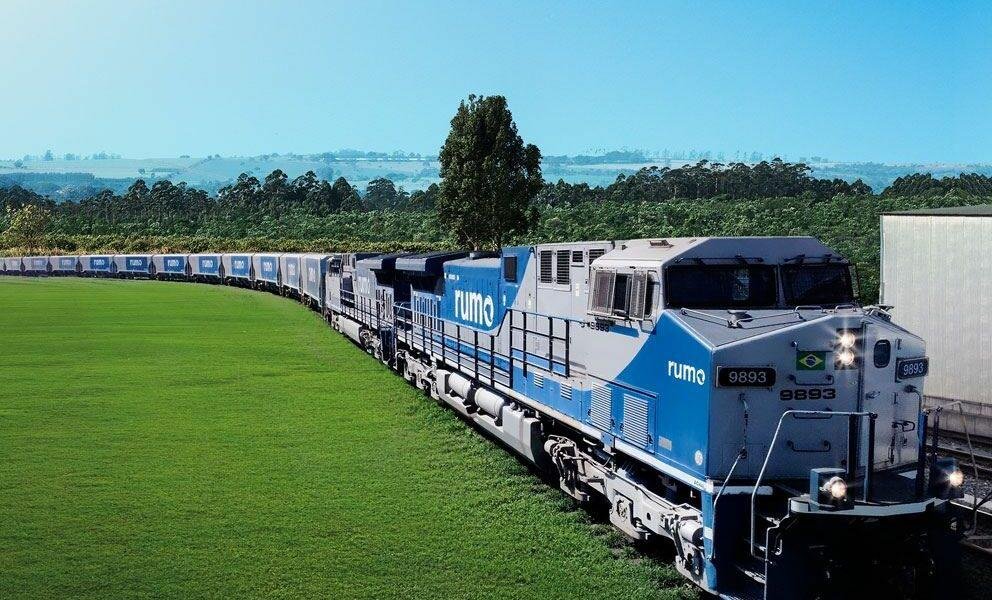 Rumo tem alta de 6% nos volumes transportados em junho