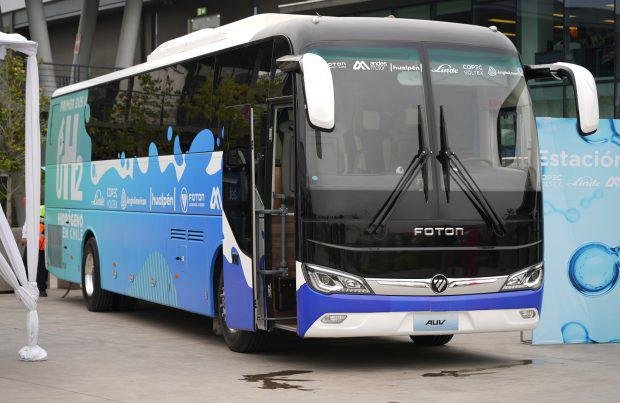 Chile lança primeiro ônibus a hidrogênio para o transporte interurbano do país